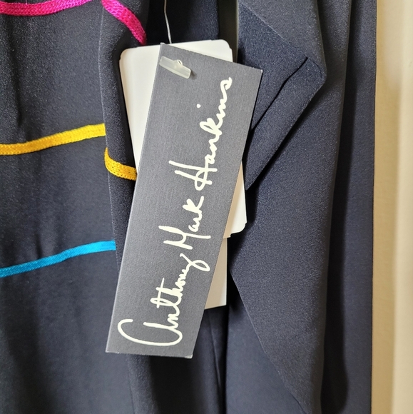 Vintage 80s Anthony Mark Hankins NWT Neon Trim  Mod Career Jacket M USA - Picture 8 of 8